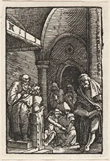 Christ im Streit mit den Ärzten, um 1513 von Albrecht Altdorfer