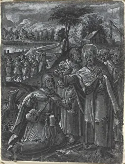 Christ im Streit mit den Ärzten, um ca. 1600 von unbekannter Hand gemalt