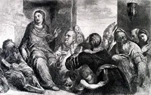 Christ disputiert mit den Ärzten im Tempel, 1826. Künstler: Andrew Geddes.