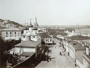 Die Kirche der Geburt des Johannes des Vorläuferes in Nischni Nowgorod (Russland), 1896. Künstler: Maxim Dmitrijew