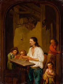 Der Kimbalspieler, 1675. Schöpfer: Ostade, Adriaen Jansz., van (1610-1685)