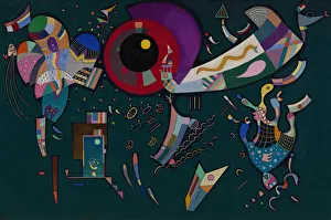 Wassily Kandinsky Artwork Drucke: Around the Circle, 1940