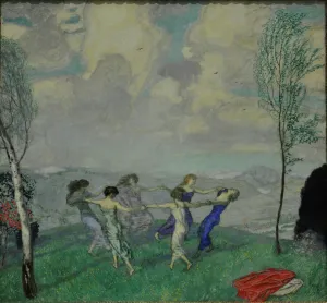Rund Tanz, 1910. Schöpfer: Stuck, Franz Ritter von (1863 - 1928)