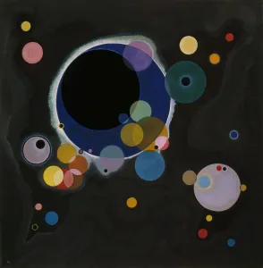 Kandinsky Fine Art Drucke: Several Circles, 1926