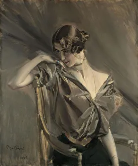 Kleopatra von Merode, 1901. Schöpfer: Boldini, Giovanni (1842-1931)