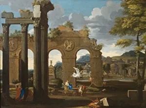 Heritage Art Oil Paintings Drucke: Cleobis and Biton. Creator: Thomas Blanchet