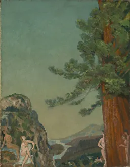 Auf Klippen, um 1898 von Arthur Davies