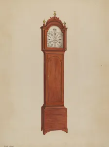 Uhr, um 1938 von Arthur Johnson geschaffen