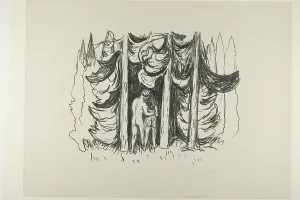 Edvard Munch Art Drucke: The Cloud, 1908/09. Creator: Edvard Munch