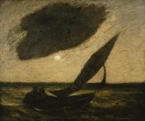 Drucke von Unter einem Wolken, um 1900 Albert Pinkham Ryder Drucke: Unter einem Wolkenhaufen, um 1900. Ersteller: Albert Pinkham Ryder