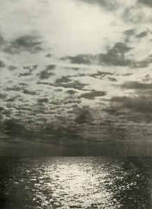 Ernest Shackleton Explorer Drucke: A Cloud Effect Before The Sea Froze Over, c1908, (1909)