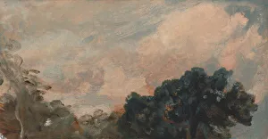 Waldstudie mit Wolken; Studium von Wolken und Bäumen, 1821. Ersteller: John Constable