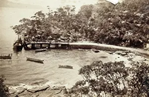 Sydney Harbour View Drucke: Cobblers Beach, Mosman, c1910s. Creator: Unknown