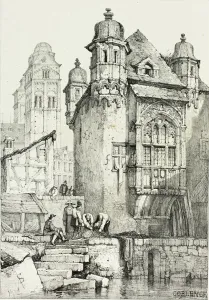 Koblenz Germany Drucke: Coblence, 1833. Creator: Samuel Prout
