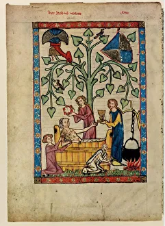Aus dem Codex Manesse, zwischen 1305 und 1340. Künstler unbekannt