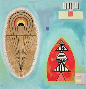 Abstract Expressionism Drucke: Cold, 1929. Creator: Kandinsky, Wassily Vasilyevich (1866-1944)