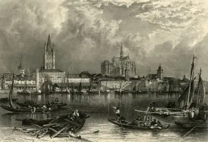 Gothic Cathedral Architecture Drucke: Cologne, c1872. Creator: E I Roberts