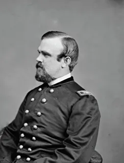 Nineteenth Century Black And White Photography Drucke: Colonel Baxton, between 1855 and 1865. Creator: Unknown