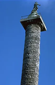 Marcus Aurelius Statue Drucke: Column of Marcus Aurelius, 2nd century