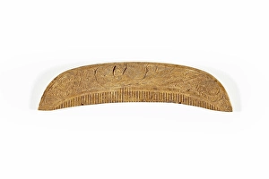 Chinese Decorative Arts Drucke: Comb, date unknown. Creator: Unknown