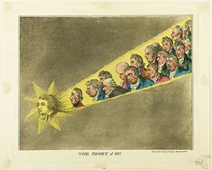 British Caricature Drucke: The Comet of 1811, 1811. Creator: Unknown