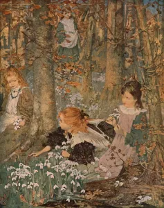 Der Frühling kommt, 1899, (c1930). Künstler: Edward Atkinson Hornel.