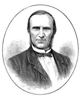 Civil Engineering History Drucke: Commendatore Grattoni, engineer of the Mont Cenis Tunnel, 1871. Creator: Unknown
