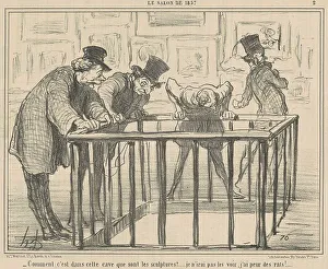 Komment ist es in dieser Höhle so... 19.Jh. Erfinder : Honoré Daumier