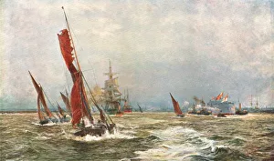 Sailing Boat Images Drucke: Commerce and Sea Power, 1898, (c1902). Creator: Unknown