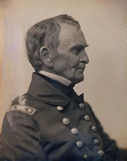 American Naval Officer Drucke: Commodore Charles Morris, ca. 1850. Creators: Josiah Johnson Hawes
