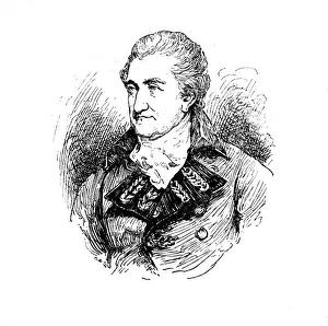 Charles Turner Engraving Drucke: Commodore Nathaniel Dance, 1902. Artist: Charles Turner
