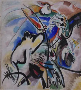Wassily Kandinsky Paintings Drucke: Composition, 1920. Creator: Kandinsky, Wassily Vasilyevich (1866-1944)