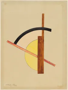 Abstract Art 1920s Drucke: Composition, 1921. Creator: Moholy-Nagy, Laszlo (1895-1946)