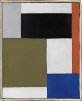 Drucke von Ein Meisterwerk der Konstruktion und Formgebung, in dem die Grenzen zwischen Kunst und Architektur verschwimmen Theo Van Doesburg Drucke: Komposition 1923-1924