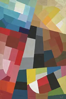 Private Art Collection Images Drucke: Composition, 1941. Creator: Freundlich, Otto (1878-1943)