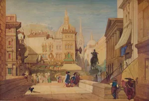 Norwich School Artist Drucke: Composition Called Toledo, 1923. Artist: John Sell Cotman
