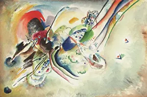 Abstract Expressionism Artists Drucke: Composition (Study for Picture with Two Red Spots')