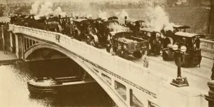 British Civil Engineering History Drucke: A Concrete Bridge Across The Thames At Caversham, c1930. Creator: Unknown