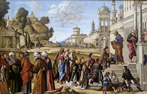 Bedeckung des Heiligen Stephan als Diakon, 1511. Schöpfer: Carpaccio, Vittore (1460-1526)