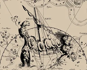 Die Konstellation Argo Navis, 1690