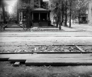 American Industrial History Drucke: Construction work, grade separation