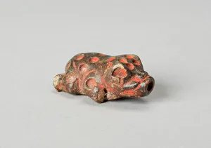 Kasten mit Limmer im Form eines Frosches um ca. n. Chr. 600/1000 von unbekannter Hand