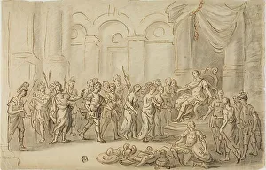 Publius Cornelius Scipio Africanus Drucke: The Continence of Scipio, n.d. Creator: Unknown