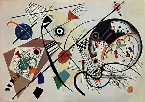 Blue Rider Movement Drucke: Continuous Line, 1923. Creator: Kandinsky, Wassily Vasilyevich (1866-1944)
