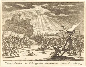 Umwandlung des Pauls, 1635. Schöpfer: Jacques Callot