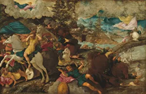 Jacopo Tintoretto Paintings Drucke: The Conversion of Saint Paul, c. 1544. Creator: Jacopo Tintoretto