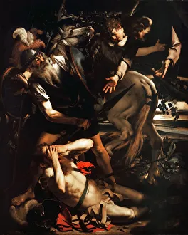 Roman School Fine Art Drucke: The Conversion of Saint Paul, ca. 1600