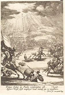Saint Paul Conversion Drucke: The Conversion of Saint Paul. Creator: Jacques Callot