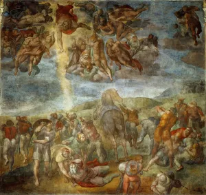 Christian Bible Images Drucke: The Conversion of Saul, Between 1542 and 1545