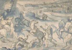 Heritage Art From Austria Drucke: The Conversion of St. Paul, 16th century. Creator: Melchior Bocksberger